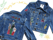 Load image into Gallery viewer, KIDS CUSTOM DENIM JACKET - X Bodil Jane Collab