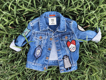 Load image into Gallery viewer, KIDS CUSTOM DENIM JACKET - X Limited Collab Roxy Marj