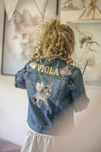 Load image into Gallery viewer, KIDS CUSTOM DENIM JACKET - X Limited Collab Mrs Mighetto