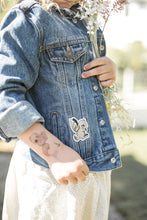 Load image into Gallery viewer, KIDS CUSTOM DENIM JACKET - X Limited Collab Mrs Mighetto