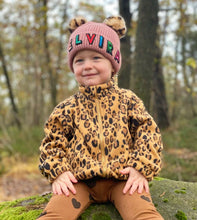 Load image into Gallery viewer, KIDS CUSTOM POM POM BEANIE- BLACK