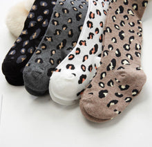 Load image into Gallery viewer, KIDS LEOPARD TIGHTS - Black