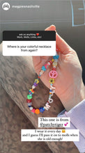 Load image into Gallery viewer, CUSTOM NAME NECKLACE- Mixed beads x Mother of pearl