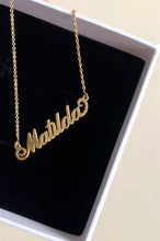 Load image into Gallery viewer, CUSTOM STERLING SILVER NAME NECKLACE
