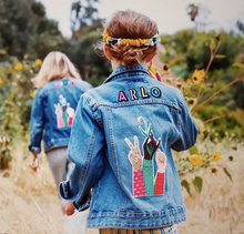 Load image into Gallery viewer, KIDS CUSTOM DENIM JACKET - X Bodil Jane Collab