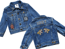 Load image into Gallery viewer, KIDS CUSTOM DENIM JACKET- Special Edition Wild and Free
