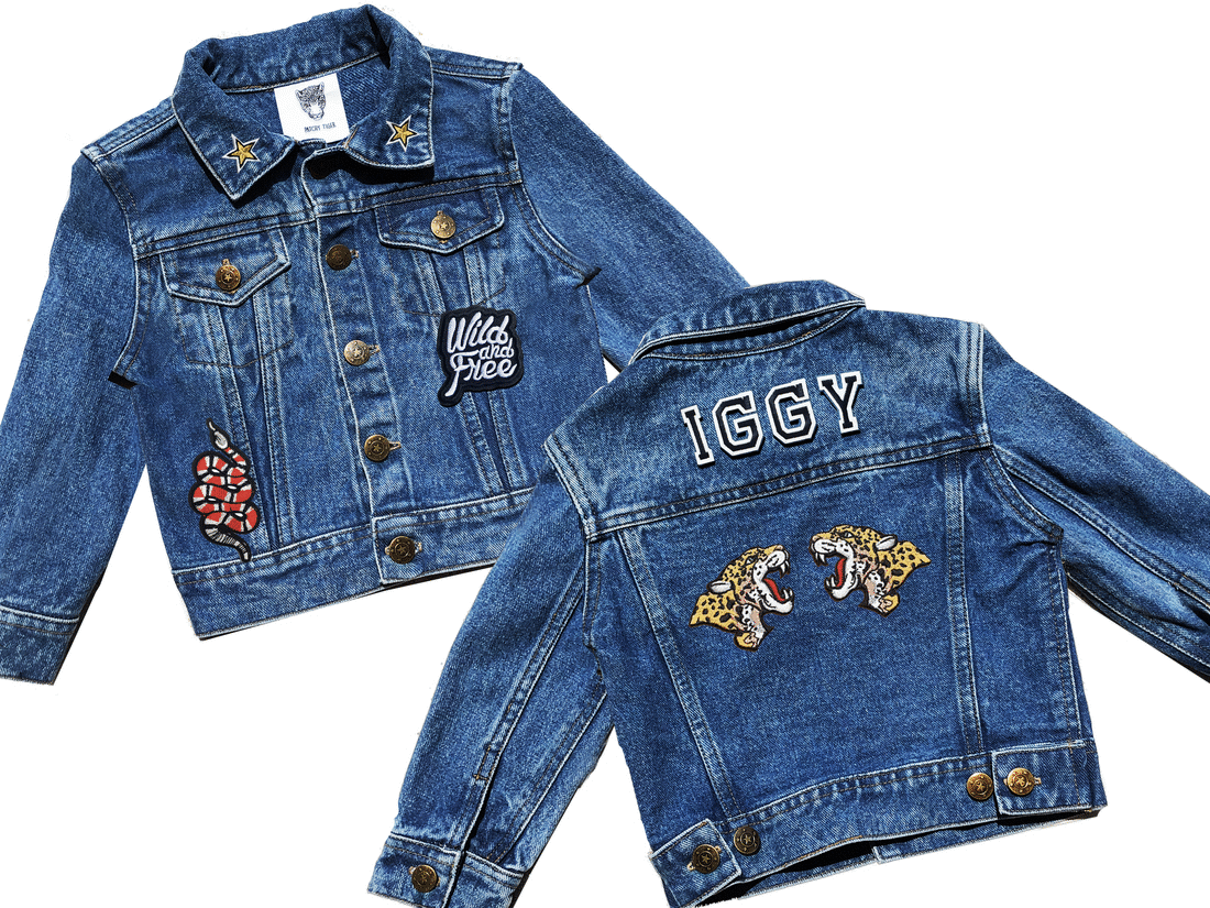 Shop KIDS CUSTOM DENIM JACKET Special Edition Wild and Free
