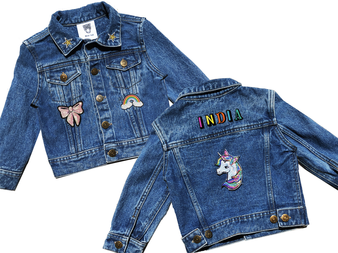 HOT Custom Patches Diy Patch Denim Jacket Shop KIDS DIY
