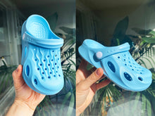 Load image into Gallery viewer, KIDS CUSTOM CHARM CLOGS- Flower Power