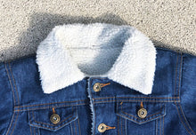Load image into Gallery viewer, KIDS DIY SHEARLING DENIM JACKET