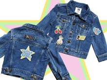 Load image into Gallery viewer, KIDS CUSTOM DENIM JACKET - X Limited Collab Gunner & Lux