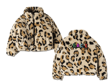 Load image into Gallery viewer, KIDS CUSTOM TEDDY JACKET- Leopard Basic