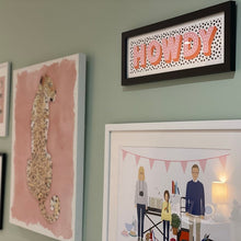 Load image into Gallery viewer, Personalised Dotted Print Wall Art- Name rectangular