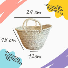 Load image into Gallery viewer, KIDS CUSTOM STRAW BASKET