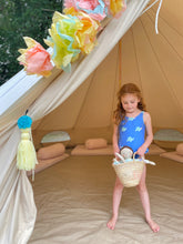Load image into Gallery viewer, KIDS CUSTOM STRAW BASKET