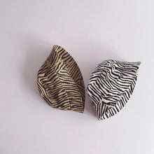 Load image into Gallery viewer, KIDS CUSTOM SUN HAT- BROWN ZEBRA CANVAS