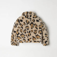 Load image into Gallery viewer, KIDS CUSTOM TEDDY JACKET- Leopard Basic
