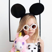 Load image into Gallery viewer, Kids flower sunglasses- white