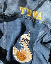 Load image into Gallery viewer, KIDS CUSTOM DENIM JACKET - X Limited Collab Mrs Mighetto Dear Swan friends
