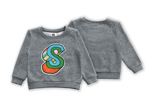 Load image into Gallery viewer, KIDS CUSTOM SWEATSHIRT- Mega Initial by Judy Andrews