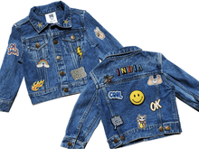 Load image into Gallery viewer, KIDS CUSTOM DENIM JACKET- Mega Edition Statements