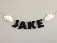 Load image into Gallery viewer, KIDSROOM NAME BANNER- Clouds