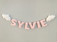 Load image into Gallery viewer, KIDSROOM NAME BANNER- Clouds