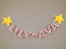 Load image into Gallery viewer, KIDS ROOM NAME BANNER- Stars