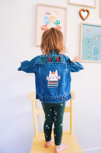 Load image into Gallery viewer, KIDS CUSTOM DENIM JACKET - X Limited Collab Kristen Peers