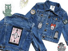 Load image into Gallery viewer, KIDS CUSTOM DENIM JACKET - X Limited Collab Roxy Marj