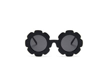 Load image into Gallery viewer, Kids flower sunglasses- Black