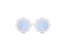 Load image into Gallery viewer, Kids flower sunglasses- white