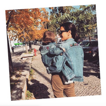 Load image into Gallery viewer, TWINNING CUSTOM DENIM JACKETS- Basic Rainbow Letters