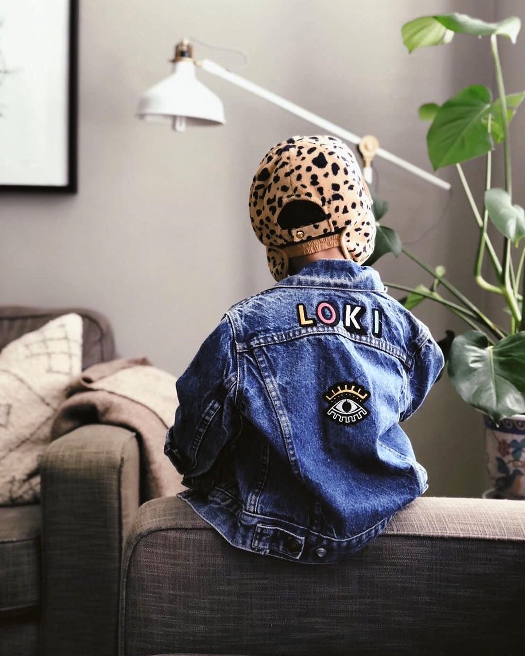 Patchy Tiger Loki personalised denim