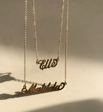 Load image into Gallery viewer, CUSTOM STERLING SILVER NAME NECKLACE