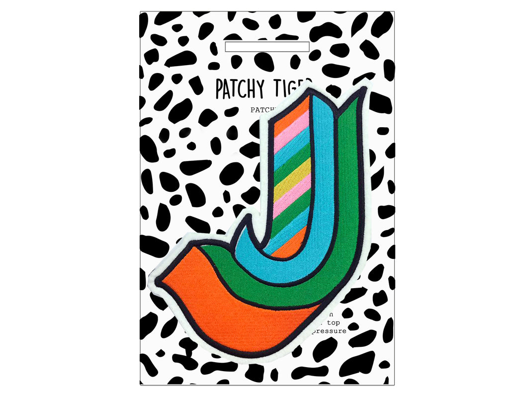 PATCH LETTERS DIY- Judy Andrews x Mega Initial J