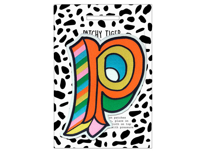 PATCH LETTERS DIY- Judy Andrews x Mega Initial P