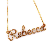 Load image into Gallery viewer, CUSTOM ACRYLIC NAME NECKLACE