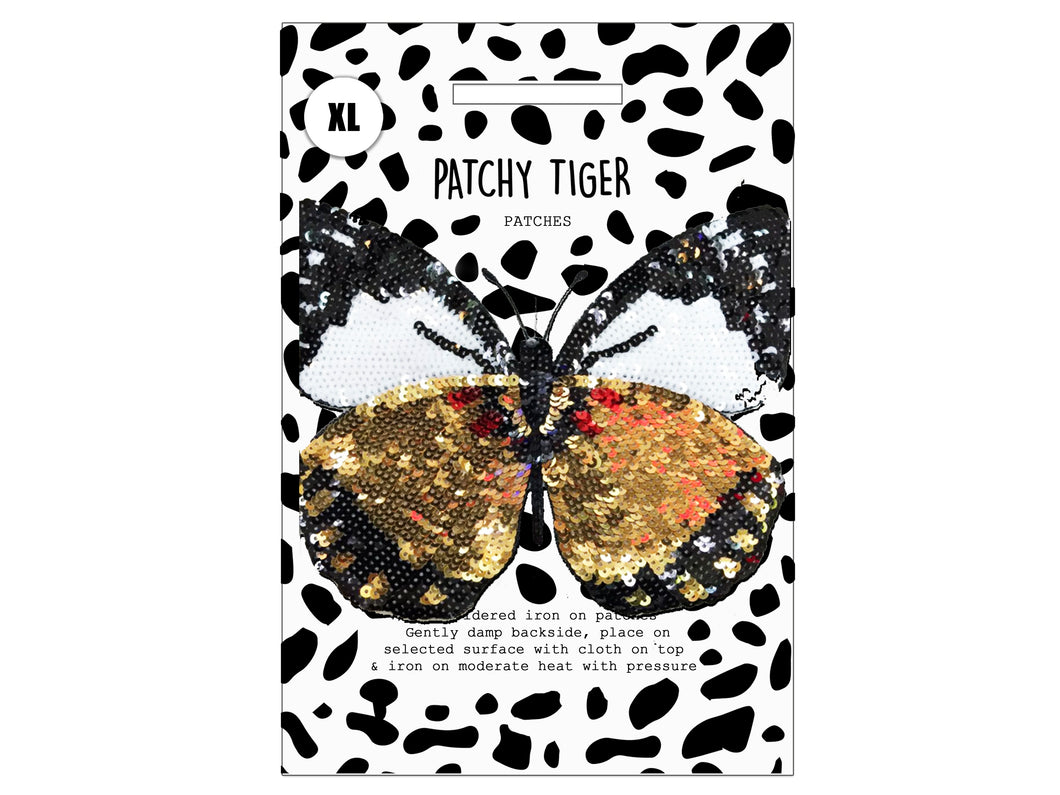 PATCH MASCOT ADD ONS- Mega Sequin Butterfly (XL)