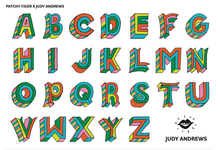 Load image into Gallery viewer, PATCH LETTERS DIY- Judy Andrews x Mega Initial A