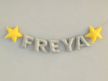 Load image into Gallery viewer, KIDS ROOM NAME BANNER- Stars