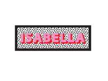 Load image into Gallery viewer, Personalised Dotted Print Wall Art- Name rectangular