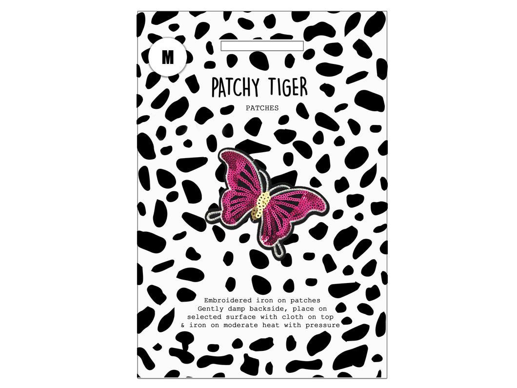 PATCH MASCOT ADD ONS- Sequin butterfly (M)