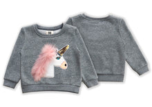 Load image into Gallery viewer, KIDS CUSTOM SWEATSHIRT- Fluffy Unicorn